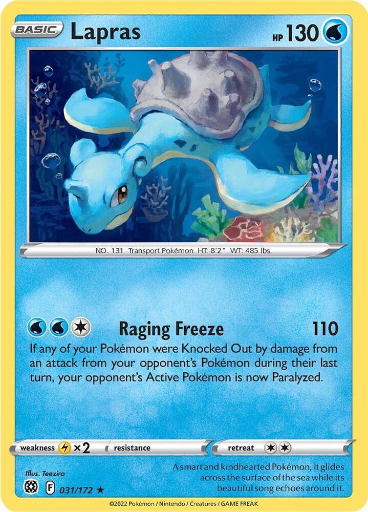 Lapras 031/172 (SWSH09: Brilliant Stars)  | Good Games Adelaide SA