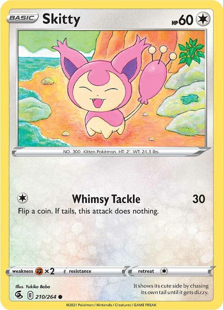 Skitty 210/264 (SWSH08: Fusion Strike)  | Good Games Adelaide SA