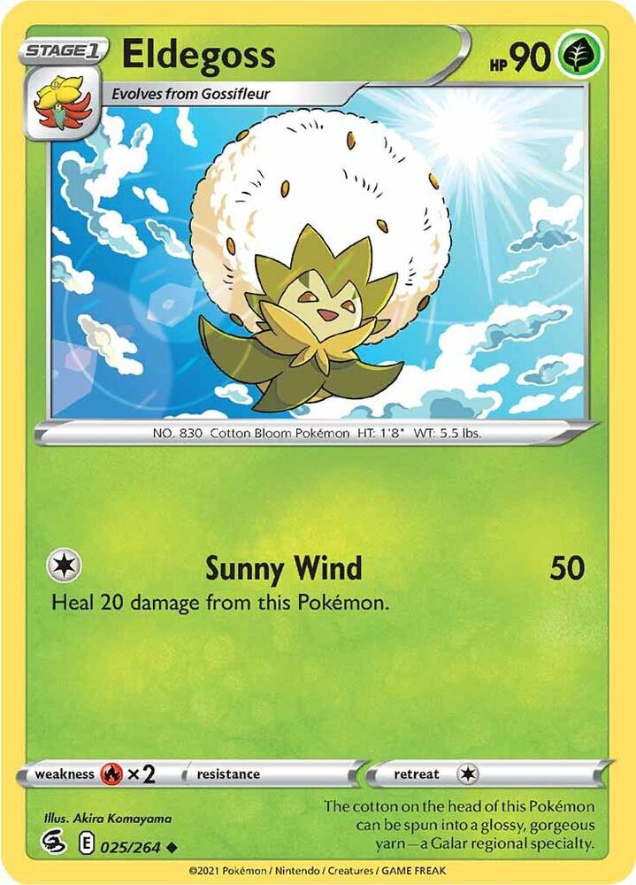 Eldegoss 025/264 (SWSH08: Fusion Strike)  | Good Games Adelaide SA