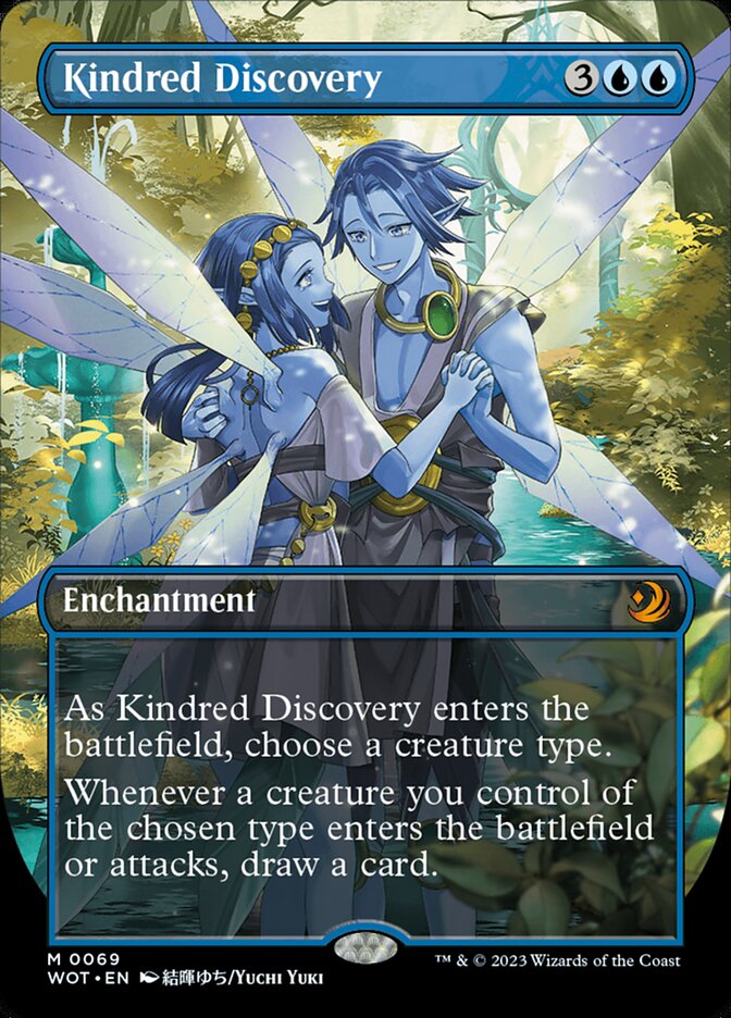 Kindred Discovery 69 (Wilds of Eldraine: Enchanting Tales)  - Borderless Foil | Good Games Adelaide SA