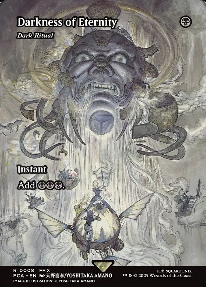 Darkness of Eternity Dark Ritual 8/0 (FINAL FANTASY: Through the Ages)  - Showcase Foil | Good Games Adelaide SA