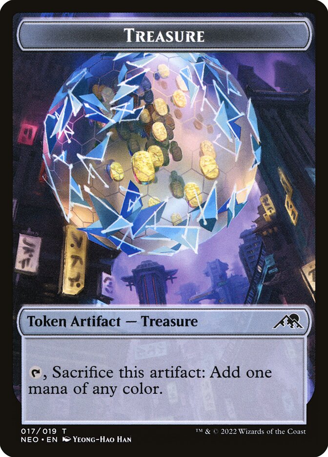 Treasure Token 17 (Kamigawa: Neon Dynasty)  | Good Games Adelaide SA