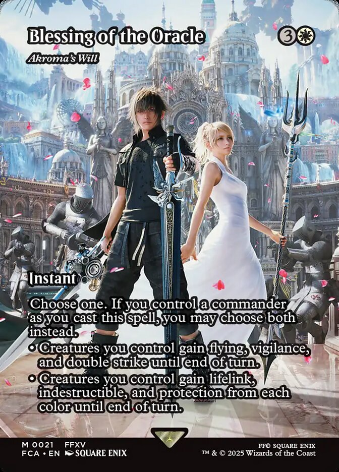 Blessing of the Oracle Akromas Will 21 (FINAL FANTASY: Through the Ages)  - Foil | Good Games Adelaide SA
