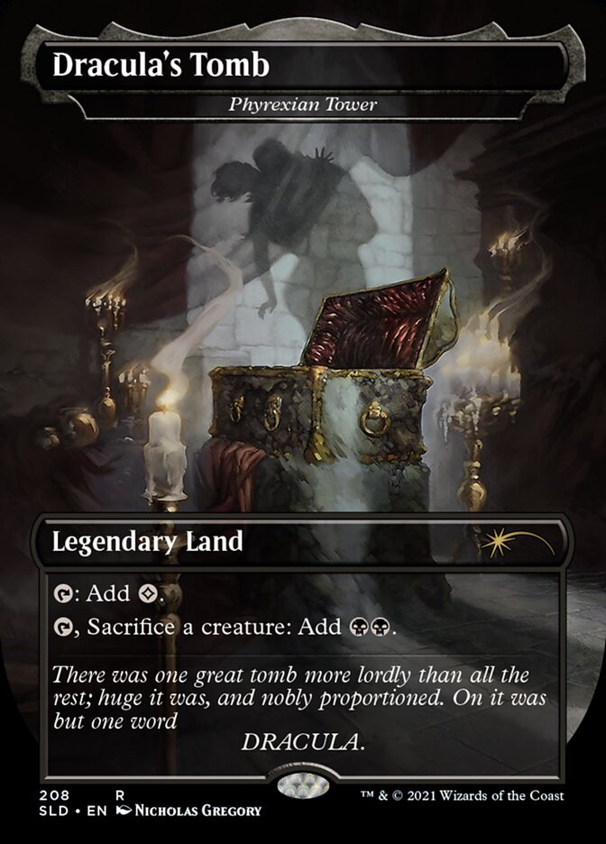 Draculas Tomb Phyrexian Tower 208 (Secret Lair Drop Series)  - Foil | Good Games Adelaide SA