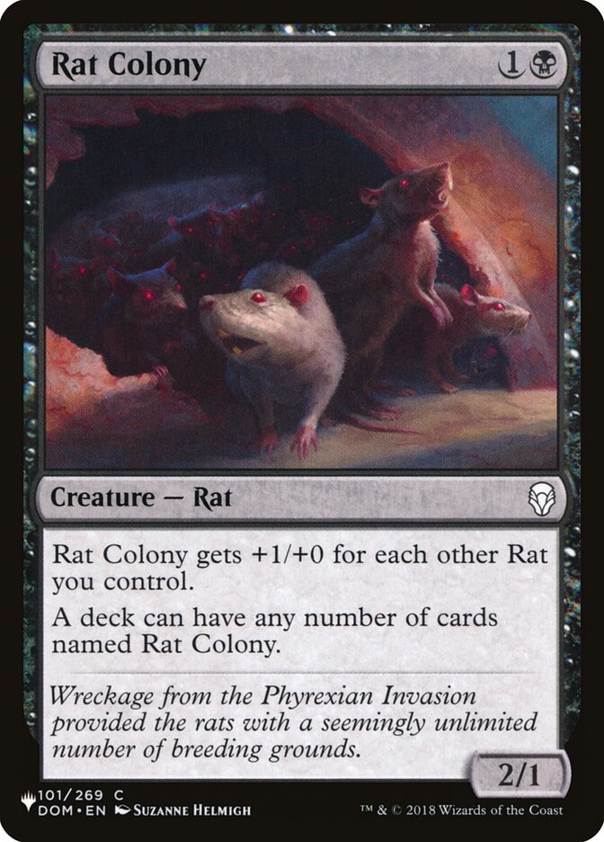 Rat Colony 101/269 (The List Reprints)  | Good Games Adelaide SA