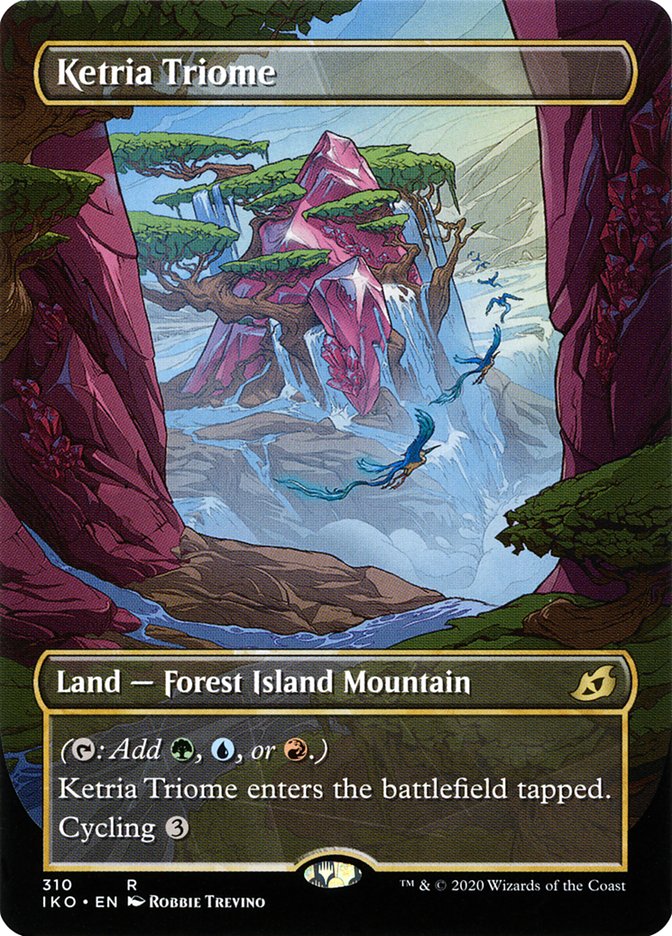 Ketria Triome Showcase 310 (Ikoria: Lair of Behemoths)  - Showcase Foil | Good Games Adelaide SA