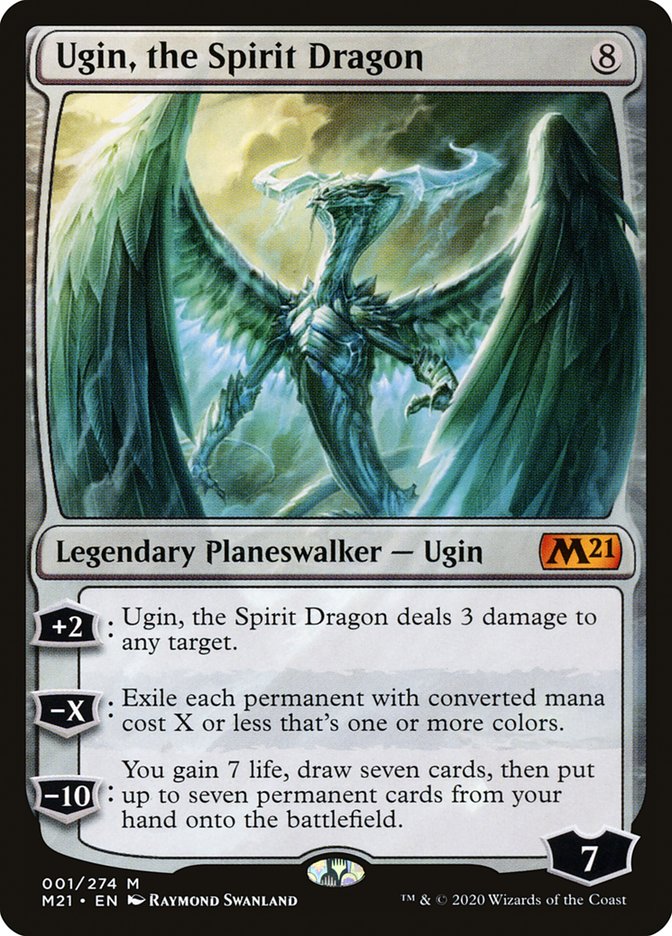 Ugin, the Spirit Dragon 1 (Core Set 2021)  - Foil | Good Games Adelaide SA