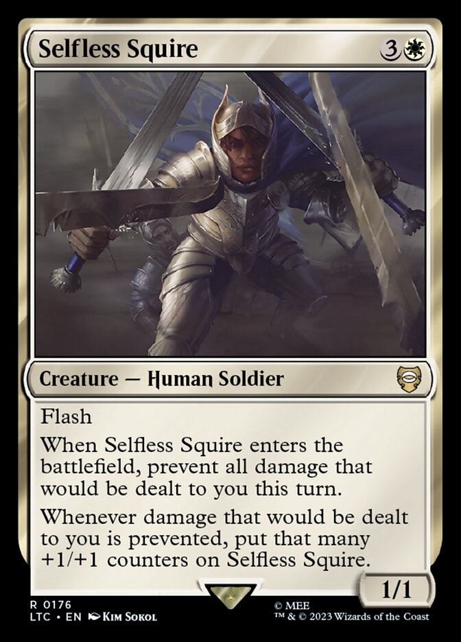 Selfless Squire 176 (Commander: The Lord of the Rings: Tales of Middle-earth)  | Good Games Adelaide SA