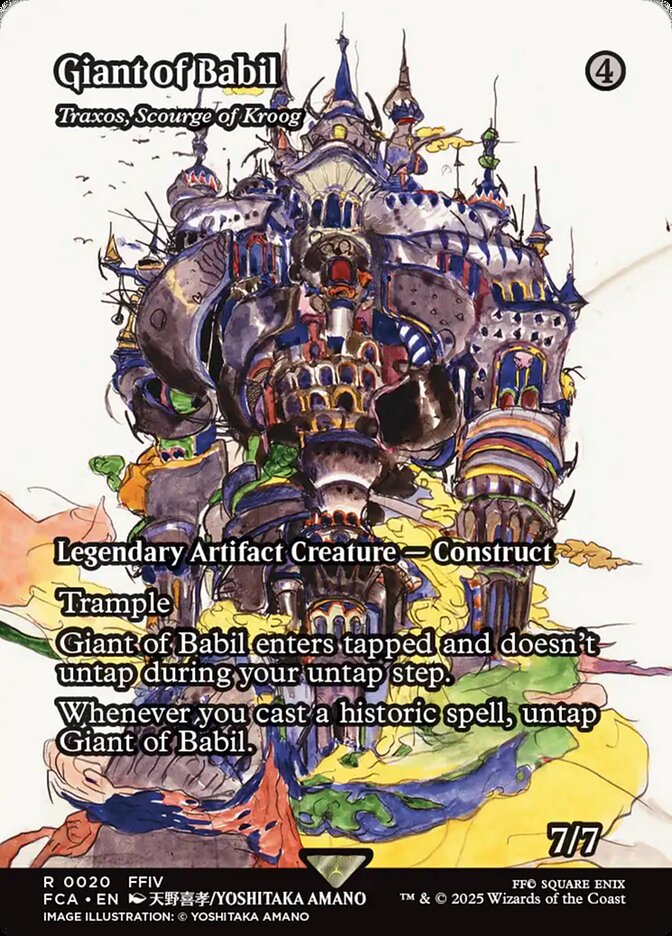 Giant of Babil Traxos Scourge of Kroog 20 (FINAL FANTASY: Through the Ages)  | Good Games Adelaide SA