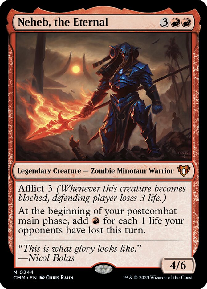 Neheb, the Eternal 244 (Commander Masters)  | Good Games Adelaide SA