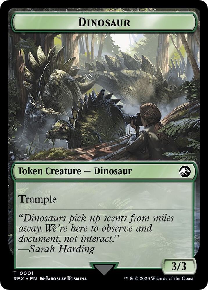 Dinosaur Token 1 (Universes Beyond: Jurassic World Collection)  | Good Games Adelaide SA