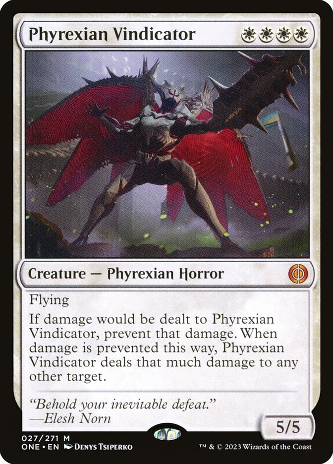 Phyrexian Vindicator 27 (Phyrexia: All Will Be One)  - Foil | Good Games Adelaide SA