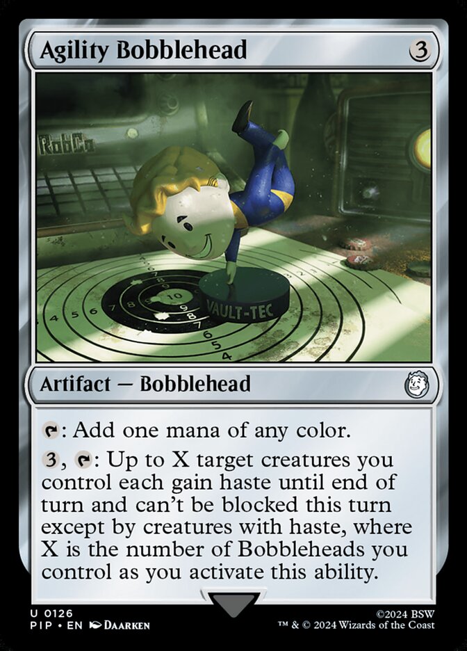 Agility Bobblehead 126 (Universes Beyond: Fallout)  - Foil | Good Games Adelaide SA