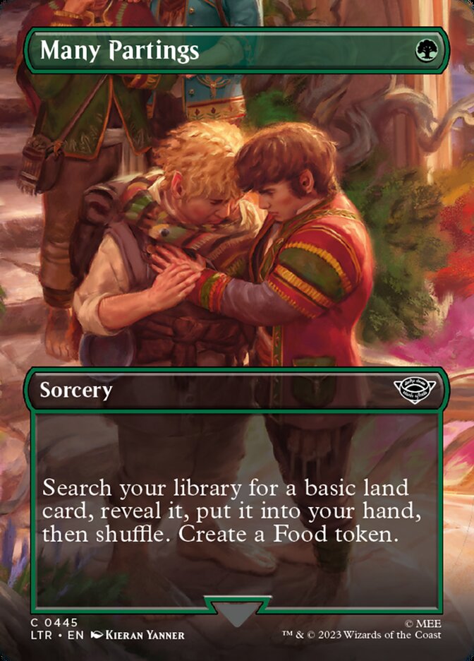 Many Partings 445 (Universes Beyond: The Lord of the Rings: Tales of Middle-earth)  - Borderless | Good Games Adelaide SA