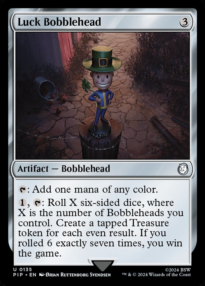 Luck Bobblehead 135 (Universes Beyond: Fallout)  - Foil | Good Games Adelaide SA
