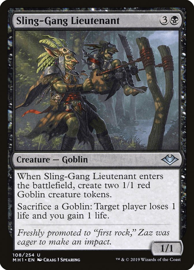 Sling-Gang Lieutenant 108 (Modern Horizons)  | Good Games Adelaide SA