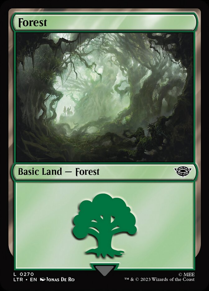 Forest 270 (Universes Beyond: The Lord of the Rings: Tales of Middle-earth)  - Foil | Good Games Adelaide SA