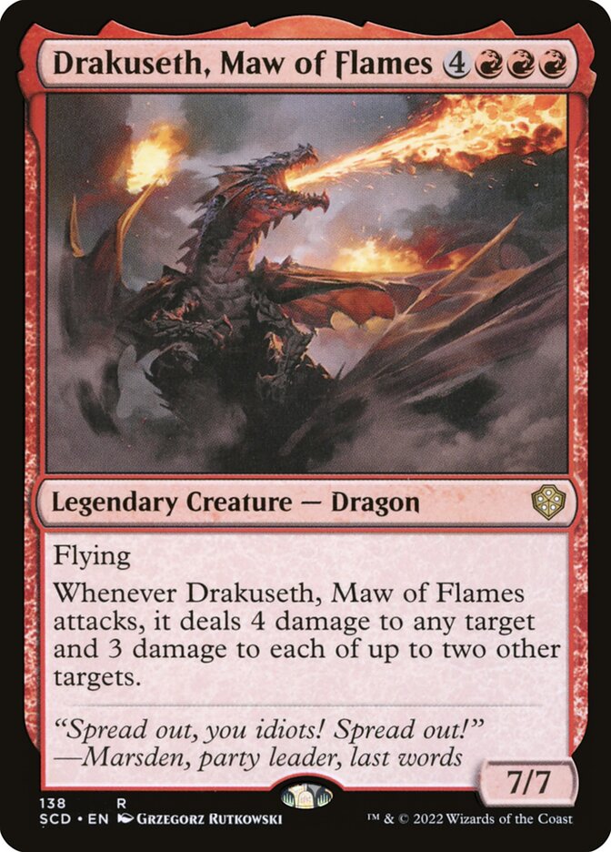 Drakuseth, Maw of Flames 138 (Starter Commander Decks)  | Good Games Adelaide SA