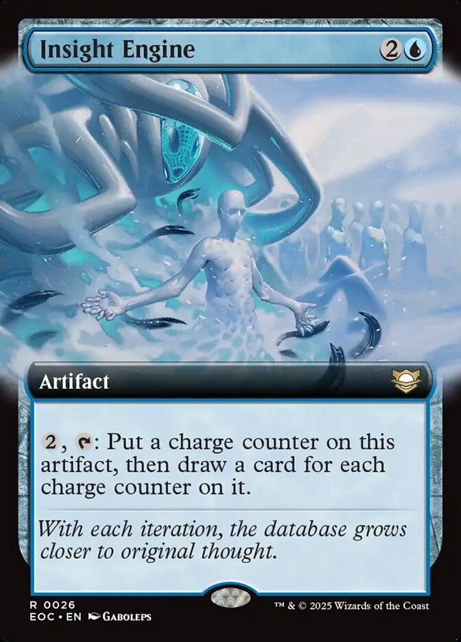 Insight Engine 26/24 (Commander: Edge of Eternities)  - Extended Art | Good Games Adelaide SA