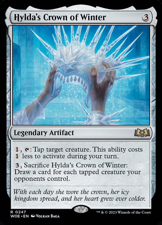 Hyldas Crown of Winter 247 (Wilds of Eldraine)  - Foil | Good Games Adelaide SA