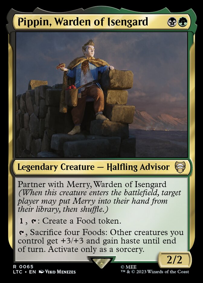 Pippin, Warden of Isengard 65 (Commander: The Lord of the Rings: Tales of Middle-earth)  | Good Games Adelaide SA