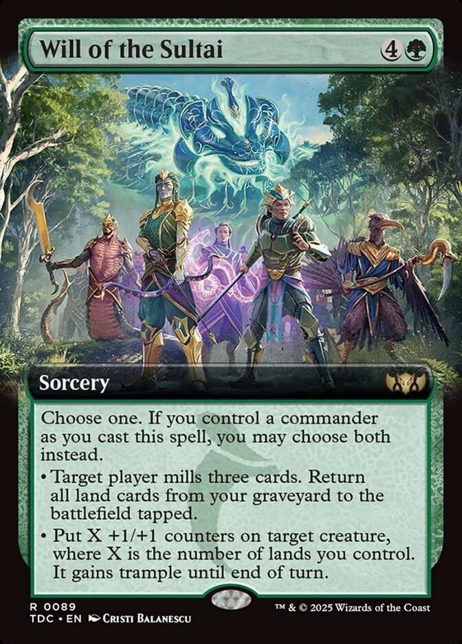 Will of the Sultai 89 (Commander: Tarkir: Dragonstorm)  | Good Games Adelaide SA