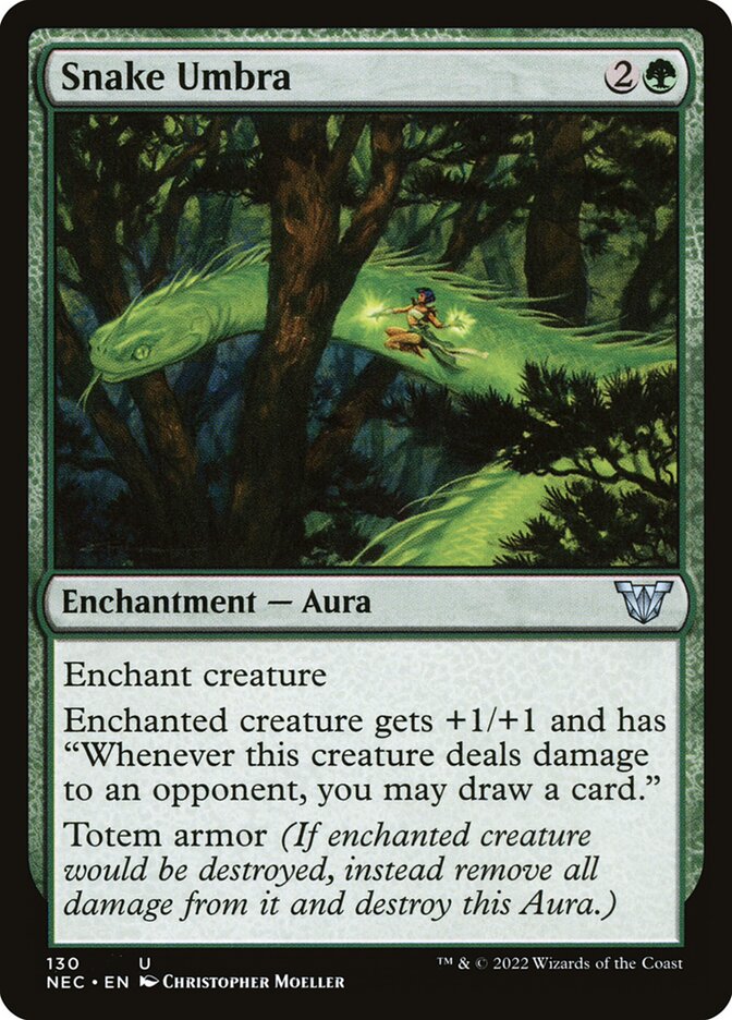Snake Umbra 130 (Commander: Kamigawa: Neon Dynasty)  | Good Games Adelaide SA