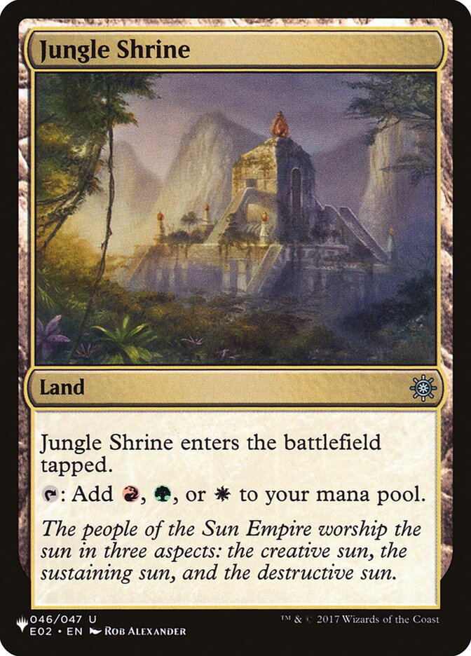 Jungle Shrine 046/047 (The List Reprints)  | Good Games Adelaide SA