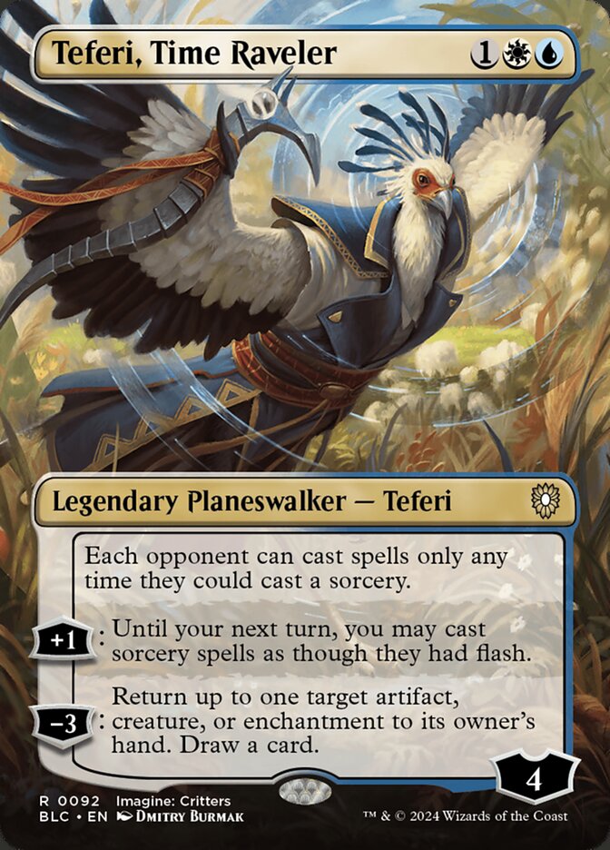 Teferi, Time Raveler 92 (Commander: Bloomburrow)  | Good Games Adelaide SA