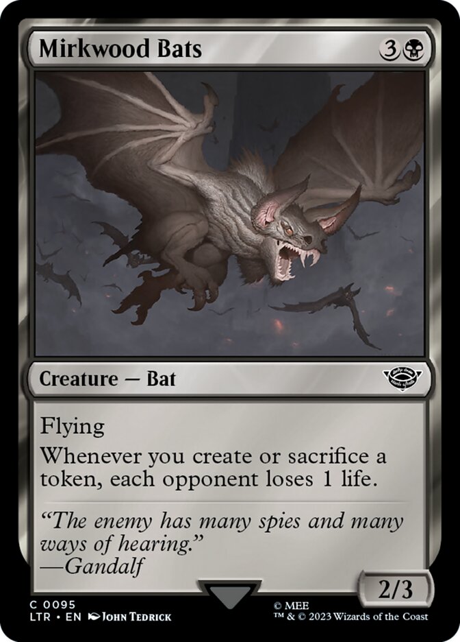 Mirkwood Bats 95 (Universes Beyond: The Lord of the Rings: Tales of Middle-earth)  - Foil | Good Games Adelaide SA