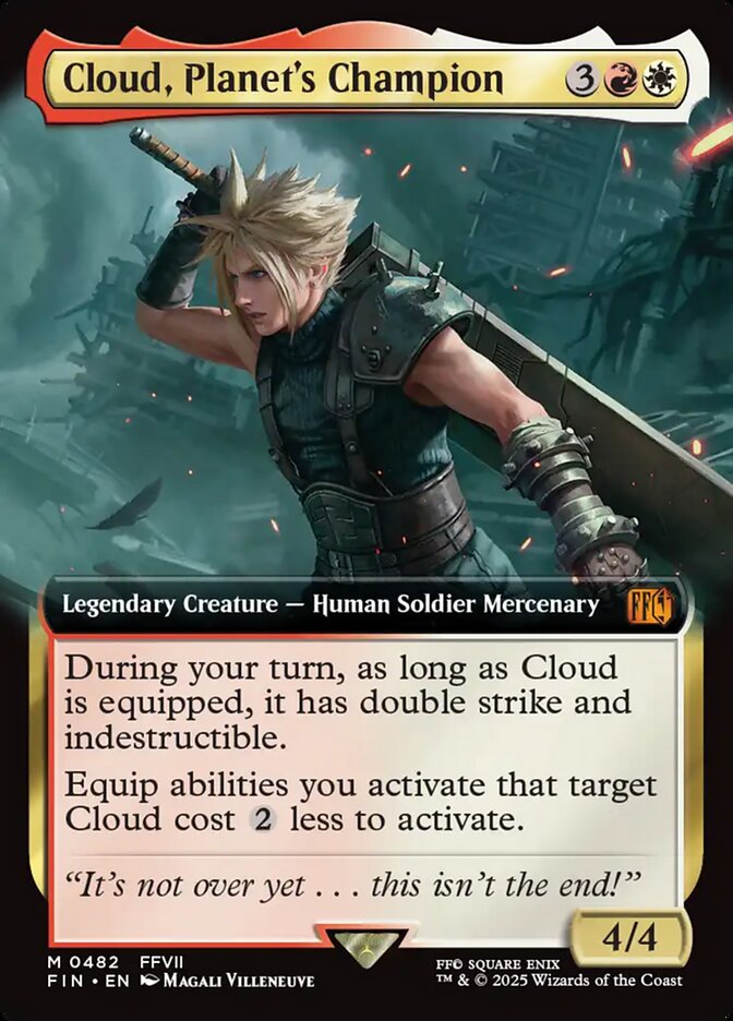 Cloud, Planet's Champion 482 (FINAL FANTASY)  - Foil | Good Games Adelaide SA