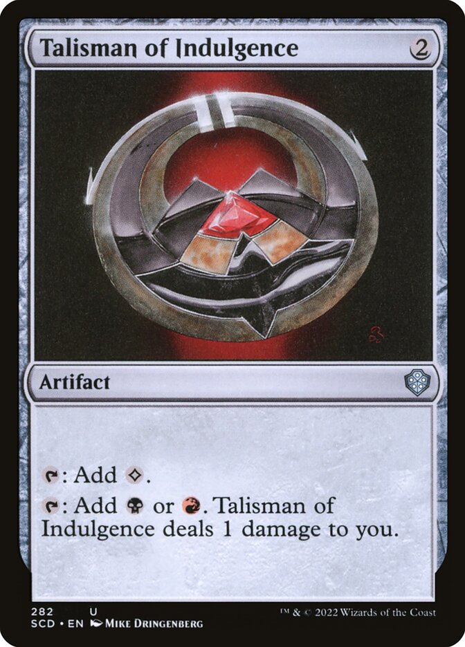 Talisman of Indulgence 282 (Starter Commander Decks)  | Good Games Adelaide SA