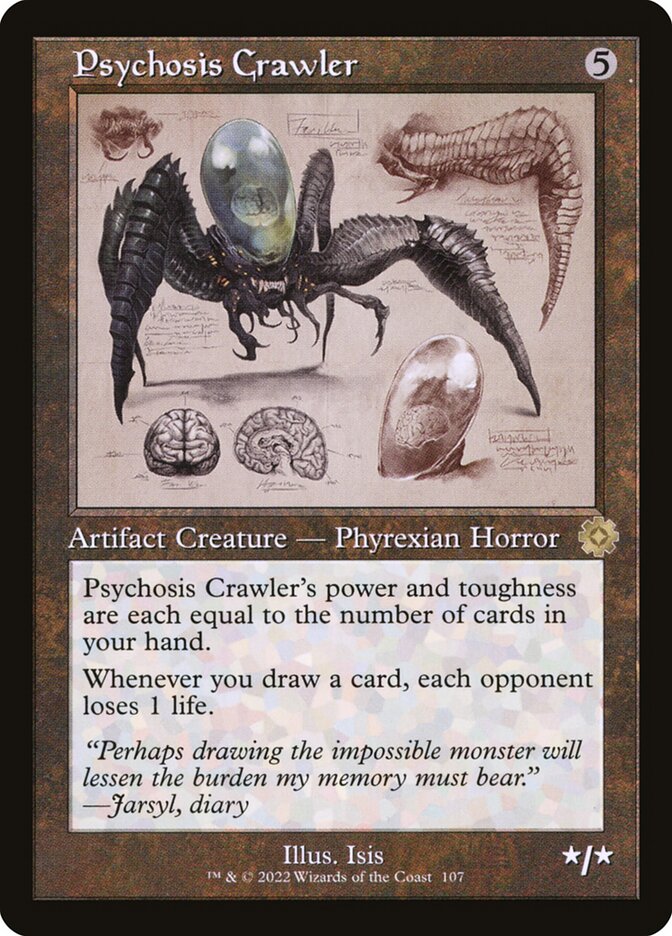Psychosis Crawler 107 (The Brothers' War: Retro Frame Artifacts)  | Good Games Adelaide SA