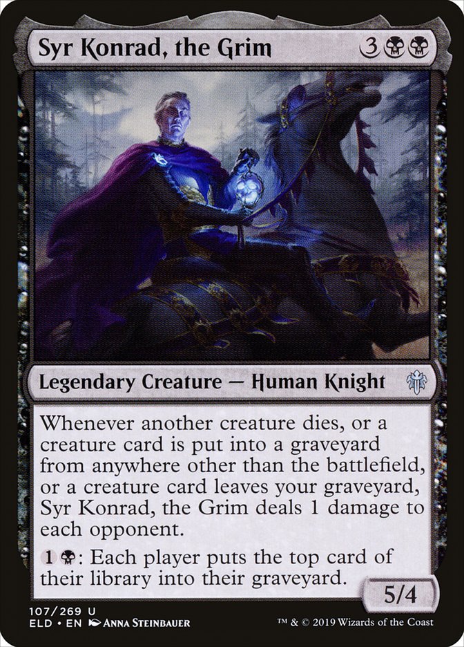 Syr Konrad the Grim 107 (Throne of Eldraine)  - Foil | Good Games Adelaide SA