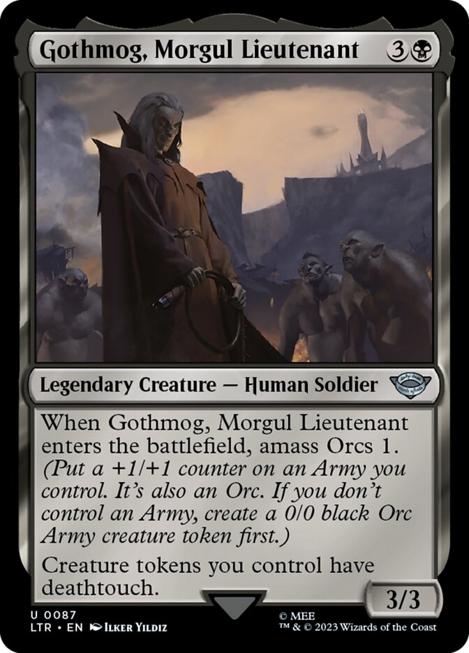Gothmog, Morgul Lieutenant 87 (Universes Beyond: The Lord of the Rings: Tales of Middle-earth)  | Good Games Adelaide SA