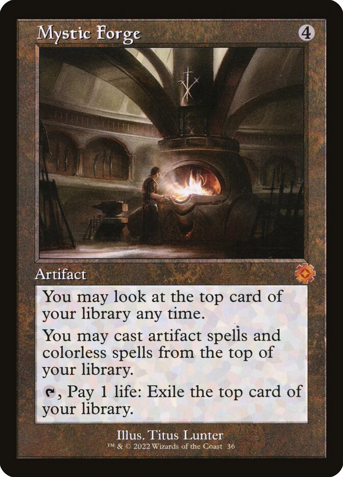 Mystic Forge 36 (The Brothers' War: Retro Frame Artifacts)  - Foil | Good Games Adelaide SA