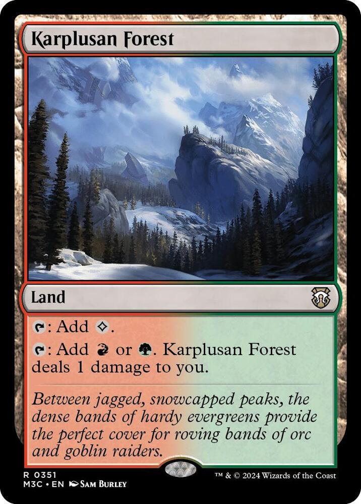 Karplusan Forest 351/411 (Commander: Modern Horizons 3)  - Ripple Foil | Good Games Adelaide SA