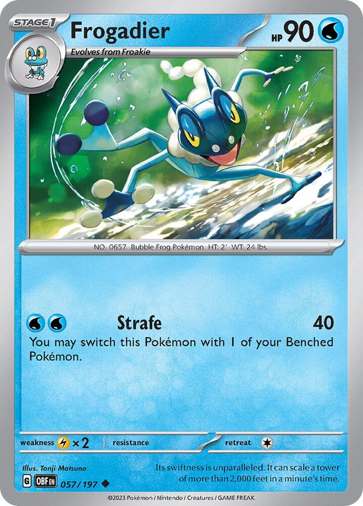 Frogadier 057/197 (SV03: Obsidian Flames)  | Good Games Adelaide SA