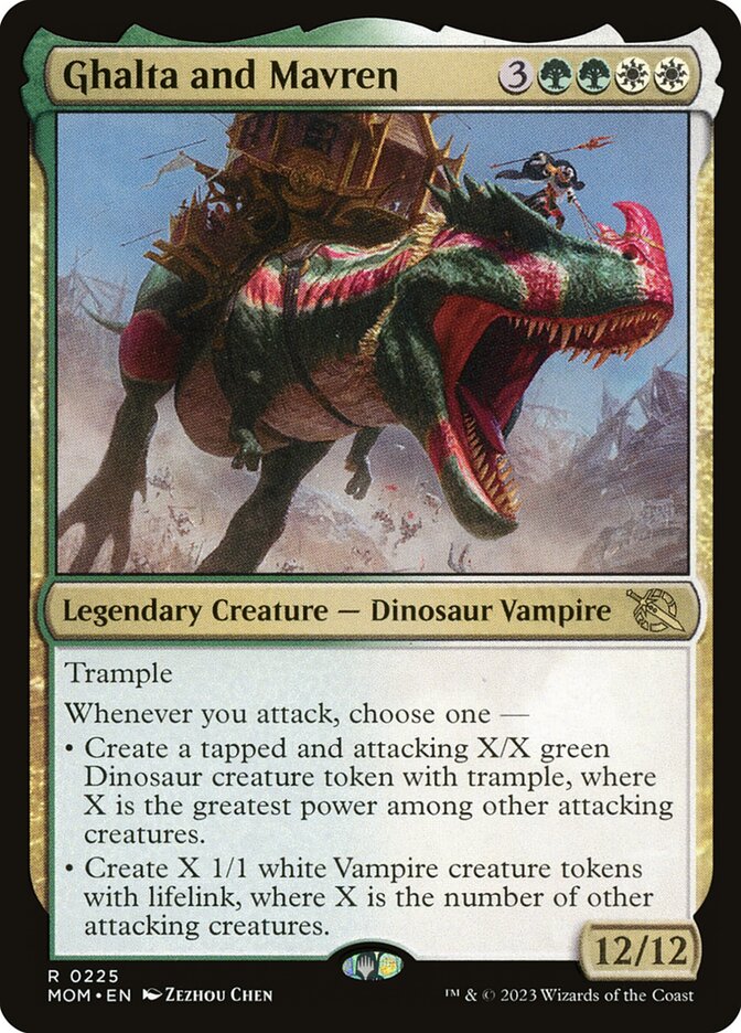 Ghalta and Mavren 225 (March of the Machine)  - Foil | Good Games Adelaide SA