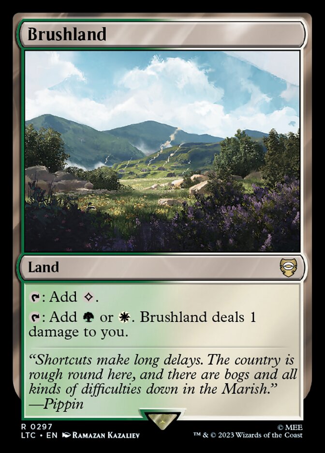 Brushland 297 (Commander: The Lord of the Rings: Tales of Middle-earth)  | Good Games Adelaide SA