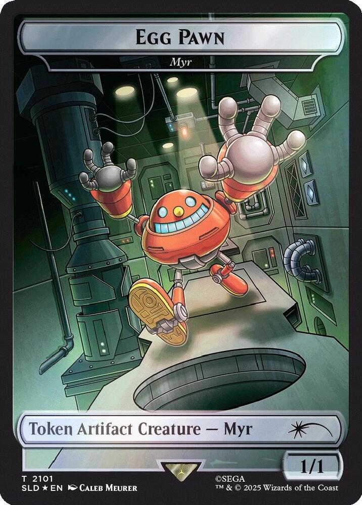 Egg Pawn Myr Token Rainbow Foil 2101 (Secret Lair Drop Series)  - Foil | Good Games Adelaide SA