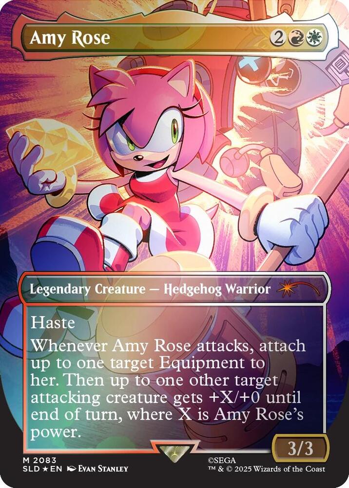 Amy Rose Rainbow Foil 2083 (Secret Lair Drop Series)  - Foil | Good Games Adelaide SA