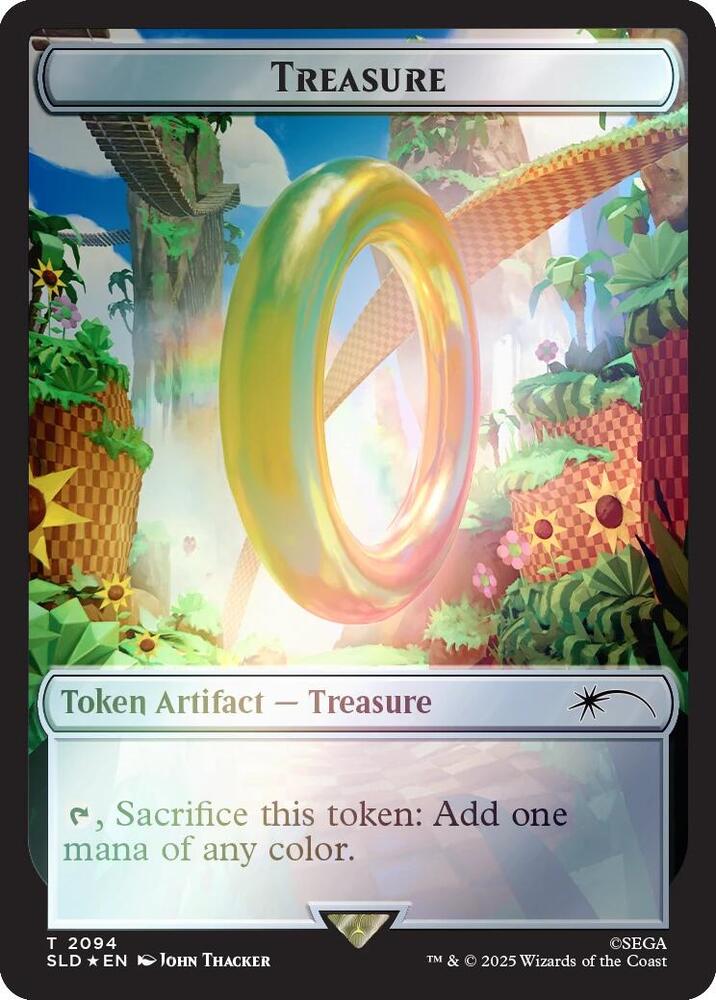 Treasure Token 2094 Rainbow Foil 2094 (Secret Lair Drop Series)  - Foil | Good Games Adelaide SA