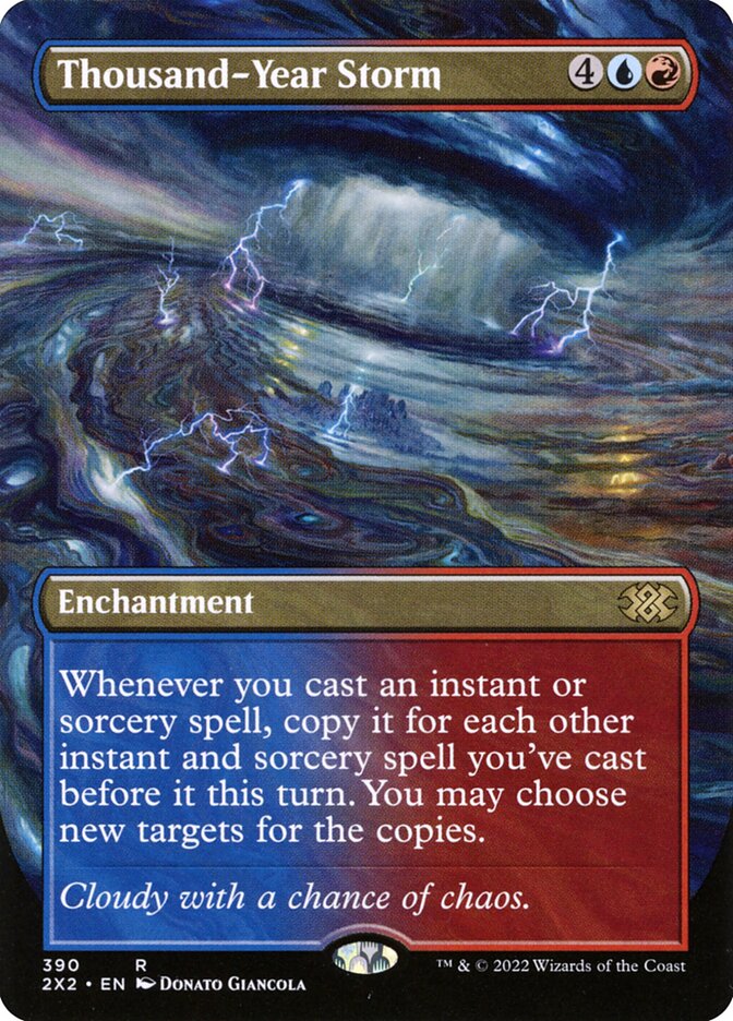 Thousand Year Storm Borderless 390 (Double Masters 2022)  | Good Games Adelaide SA