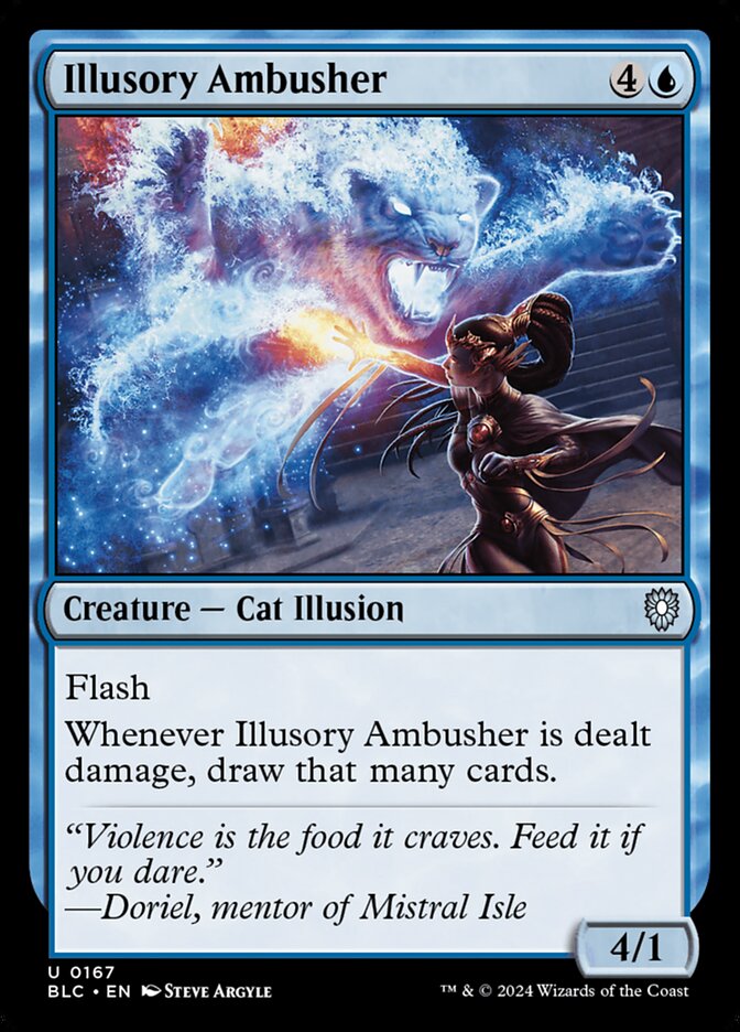 Illusory Ambusher 167 (Commander: Bloomburrow)  | Good Games Adelaide SA
