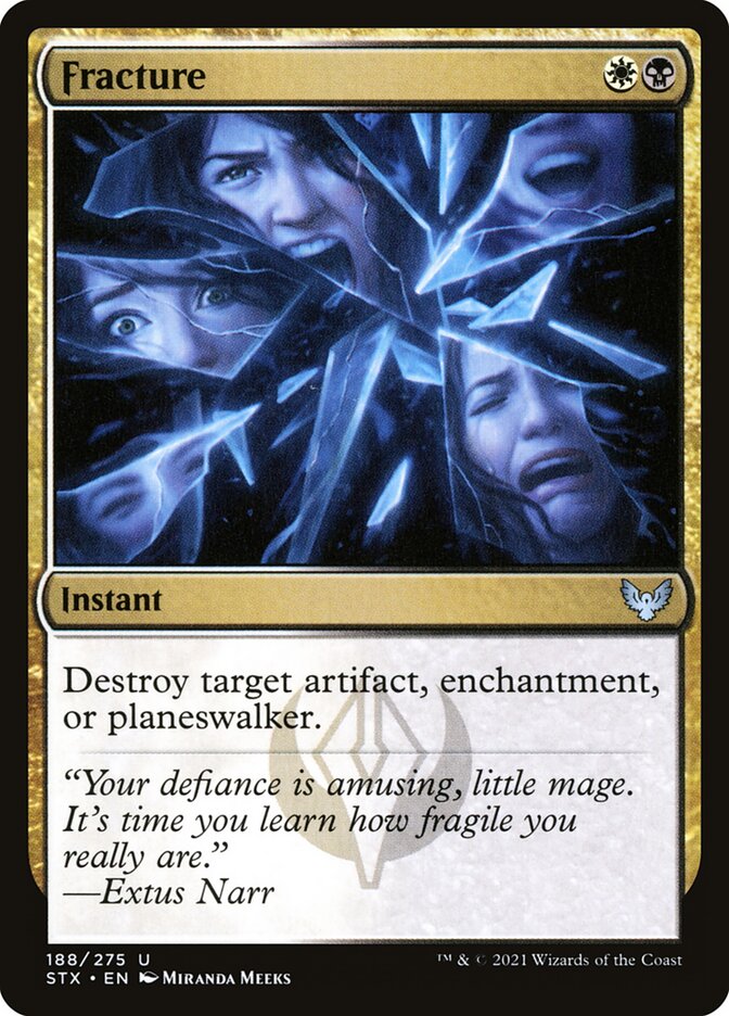 Fracture 188 (Strixhaven: School of Mages)  - Foil | Good Games Adelaide SA