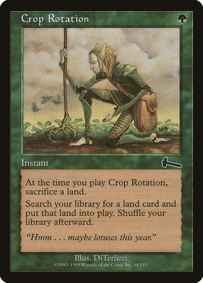 Crop Rotation 98 (Urza's Legacy)  - Foil | Good Games Adelaide SA