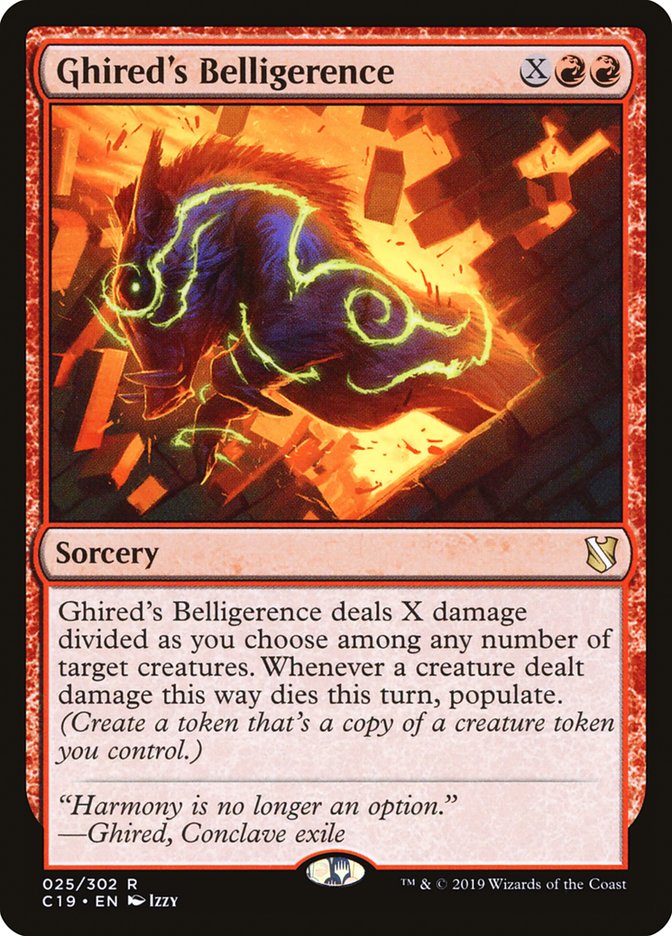 Ghired's Belligerence 25 (Commander 2019)  | Good Games Adelaide SA