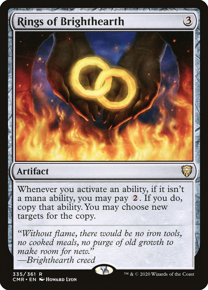 Rings of Brighthearth 335 (Commander Legends)  - Foil | Good Games Adelaide SA
