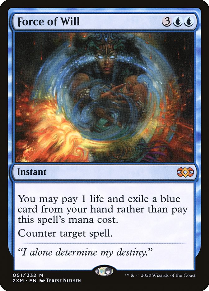 Force of Will 51 (Double Masters)  - Foil | Good Games Adelaide SA